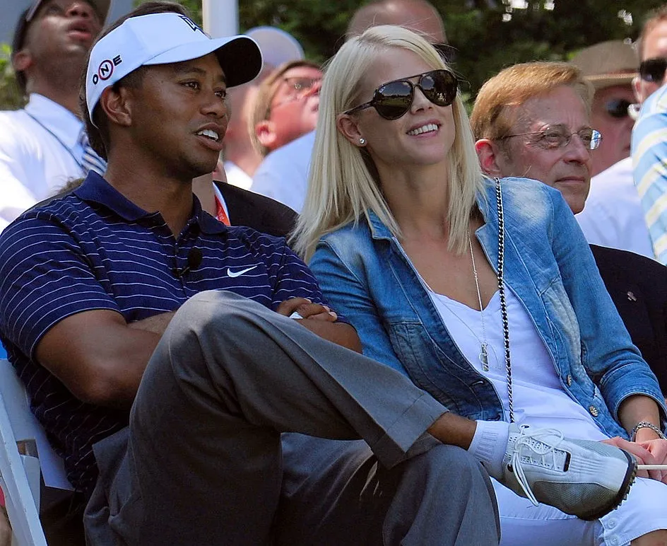 Tiger Woods and his ex-wife Elin Nordegren