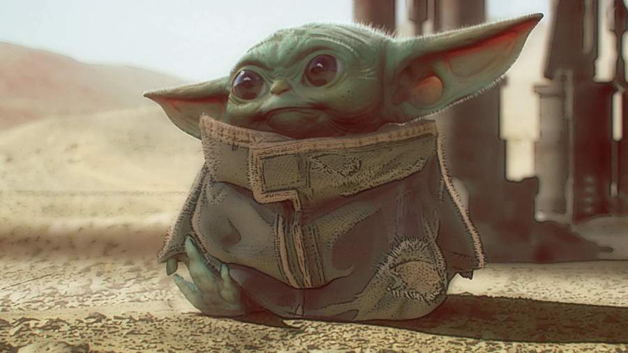 Baby Yoda in All His Glory 